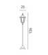 Valencia 1 Light Outdoor Bollard Lantern Black IP54 E27-3