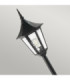 Valencia 1 Light Outdoor Bollard Lantern Black IP54 E27-4