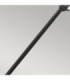 Valencia 1 Light Outdoor Bollard Lantern Black IP54 E27-5
