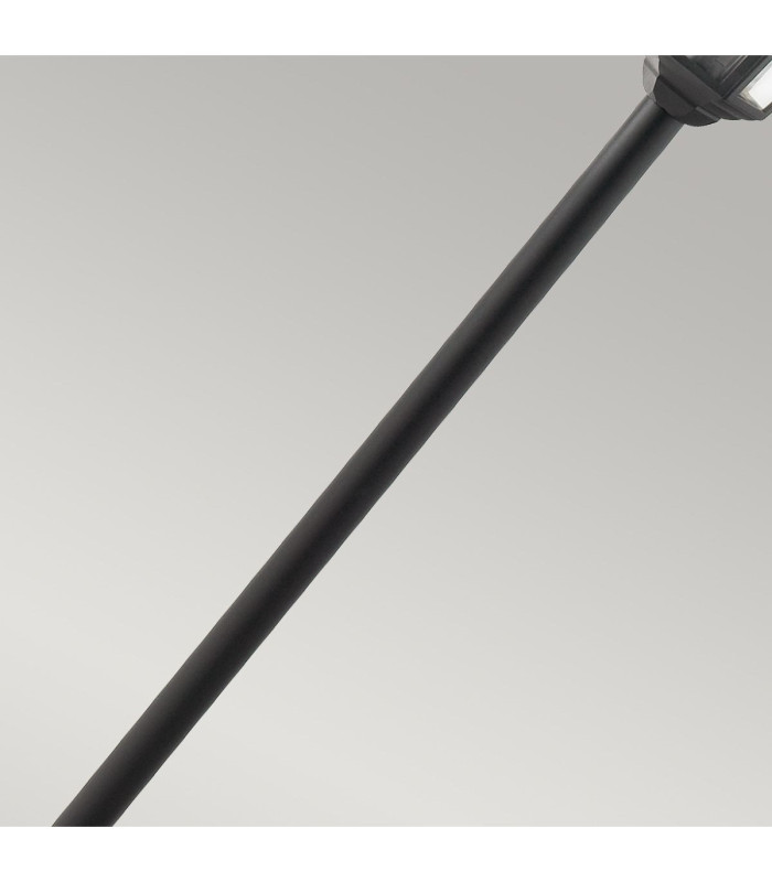 Valencia 1 Light Outdoor Bollard Lantern Black IP54 E27-5