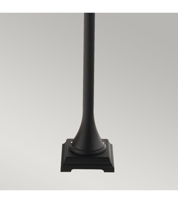 Valencia 1 Light Outdoor Bollard Lantern Black IP54 E27-6