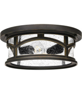 Marblehead 2 Light Flush Mount - Palladian Bronze Finish E27-1