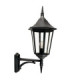 Valencia Grande 1 Light Outdoor Wall Lantern Light Black IP54 E27-1