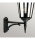 Valencia Grande 1 Light Outdoor Wall Lantern Light Black IP54 E27-2