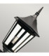 Valencia Grande 1 Light Outdoor Wall Lantern Light Black IP54 E27-3