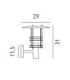 Stockholm 1 Light Outdoor Wall Lantern Light Galvanised IP54 E27-5