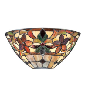 Kami 2 Light Tiffany Uplighters Vintage Bronze E14-1