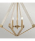 View Point Chandelier 3 Light Brass Finish E14-3