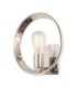 Theater Row 1 Light Indoor Wall Light Imperial Silver E27-1