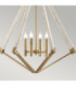 View Point 4 Light Cage Ceiling Pendant - Brass Finish E14-3