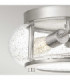 Trilogy 2 Light Flush Mount Brushed Nickel E27-2