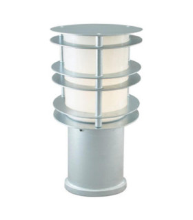 Stockholm Outdoor Small Bollard Galvanised E27-1
