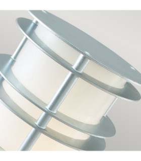 Stockholm Outdoor Small Bollard Galvanised E27-2