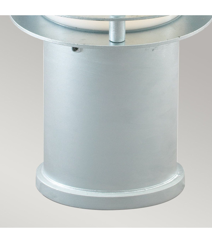 Stockholm Outdoor Small Bollard Galvanised E27-3