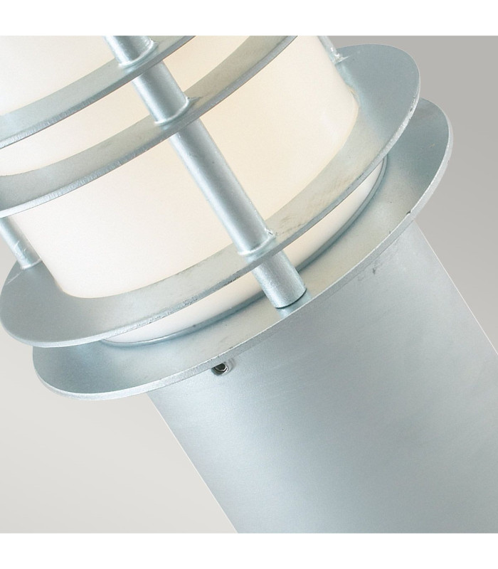 Stockholm Outdoor Small Bollard Galvanised E27-4