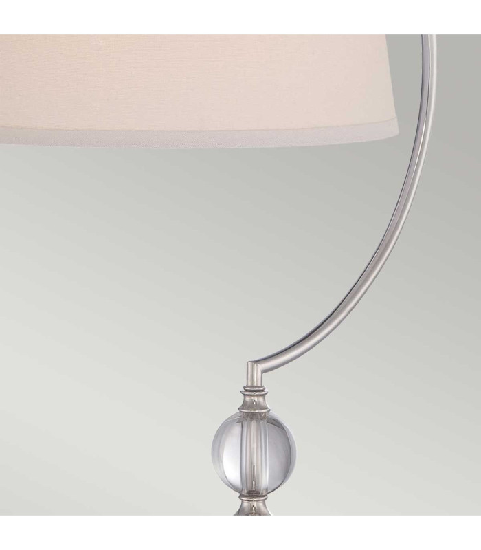 Jenkins 1 Light Table Lamp Polished Nickel E27-4