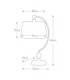 Jenkins 1 Light Table Lamp Polished Nickel E27-5