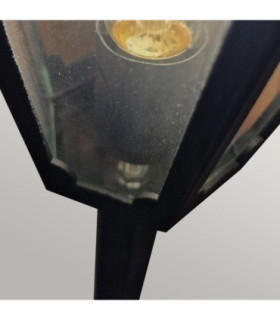 Parish 1 Light Outdoor Bollard Lantern Black IP44 E27-2