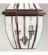 Newbury 2 Light Large Chain Lantern - Aged Copper E14-3