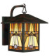 Inglenook Outdoor 1 Light Medium Wall Lantern - Bronze Finish E27-1
