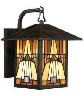 Inglenook Outdoor 1 Light Medium Wall Lantern - Bronze Finish E27-1