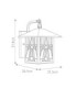 Inglenook Outdoor 1 Light Medium Wall Lantern - Bronze Finish E27-5