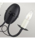 Minster 2 Light Indoor Candle Wall Light Black E14-2