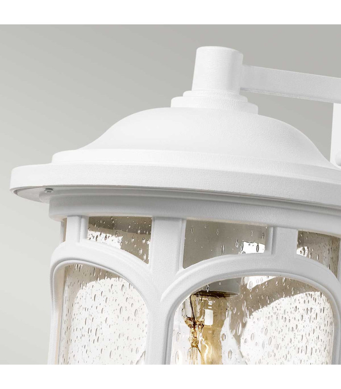 Marblehead Outdoor Small 1 Light Wall Lantern White IP44 E27-2