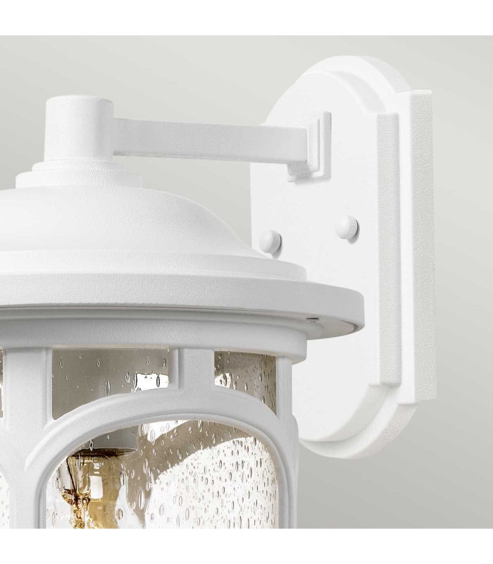 Marblehead Outdoor Small 1 Light Wall Lantern White IP44 E27-3