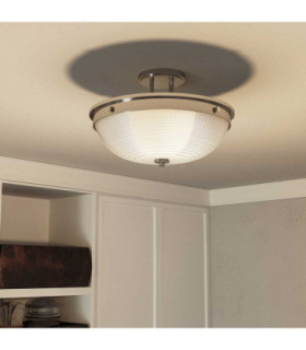 Mantle 2 Light Semi-Flush - Polished Nickel E27-2