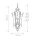 Marquette 6 Light Chandelier Antique Bronze Finish E14-5