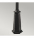 Valencia 2 Light Twin Outdoor Post Lantern Black IP54 E27-3