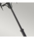 Valencia 2 Light Twin Outdoor Post Lantern Black IP54 E27-4