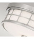 Guardian 2 Light Flush Mount - Brushed Nickel Finish E27-2