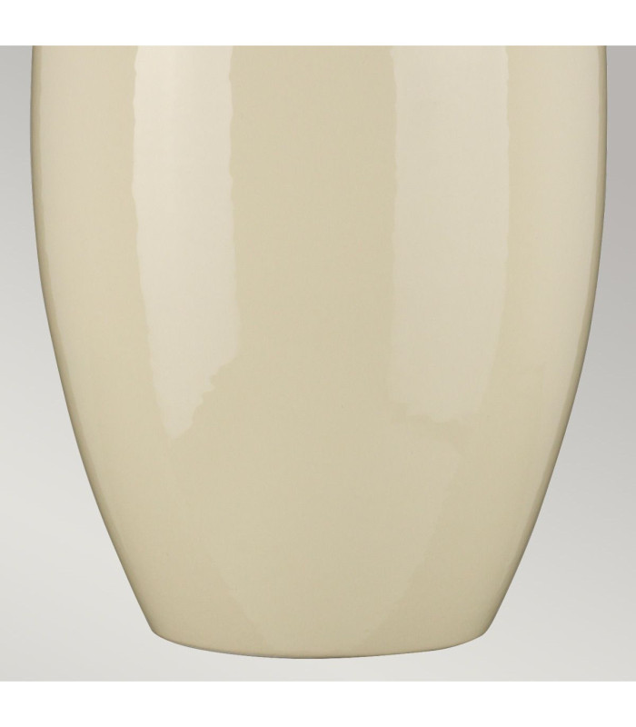 Victor 1 Light Small Table Lamp - Cream E27-5