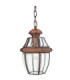 Newbury 1 Light Medium Chain Lantern - Aged Copper E27-1