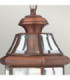 Newbury 1 Light Medium Chain Lantern - Aged Copper E27-3