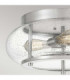 Trilogy 3 Light Flush Mount Brushed Nickel E27-2