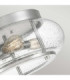 Trilogy 3 Light Flush Mount Brushed Nickel E27-4