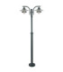 Oslo Outdoor Twin Lamp Post E27-1