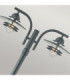 Oslo Outdoor Twin Lamp Post E27-2