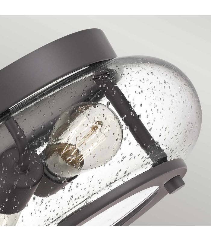 Trilogy 2 Light Flush Mount Old Bronze E27-4