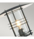 Stockholm 1 Light Outdoor Wall Lantern Light Black IP54 E27-3