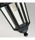 Valencia 1 Light Outdoor Wall Lantern Light Black IP54 E27-3
