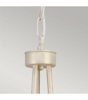 Olivia Chandelier 3 Light Ivory Gold Finish E14-2