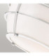 Chance 2 Light Flush Mount - Polished Chrome Finish E27-2