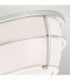 Chance 2 Light Flush Mount - Polished Chrome Finish E27-3