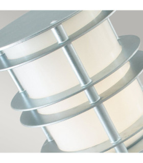 Stockholm Outdoor Medium Bollard Galvanised E27-2
