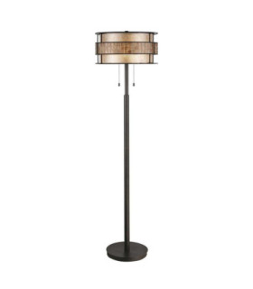 Laguna 2 Light Floor Lamp Renaissance Copper-1