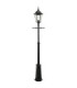 Valencia Grande 1 Light Outdoor Post Signal Lantern Black IP54 E27-1